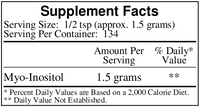 Inositol Powder 7 oz by Ecological Formulas