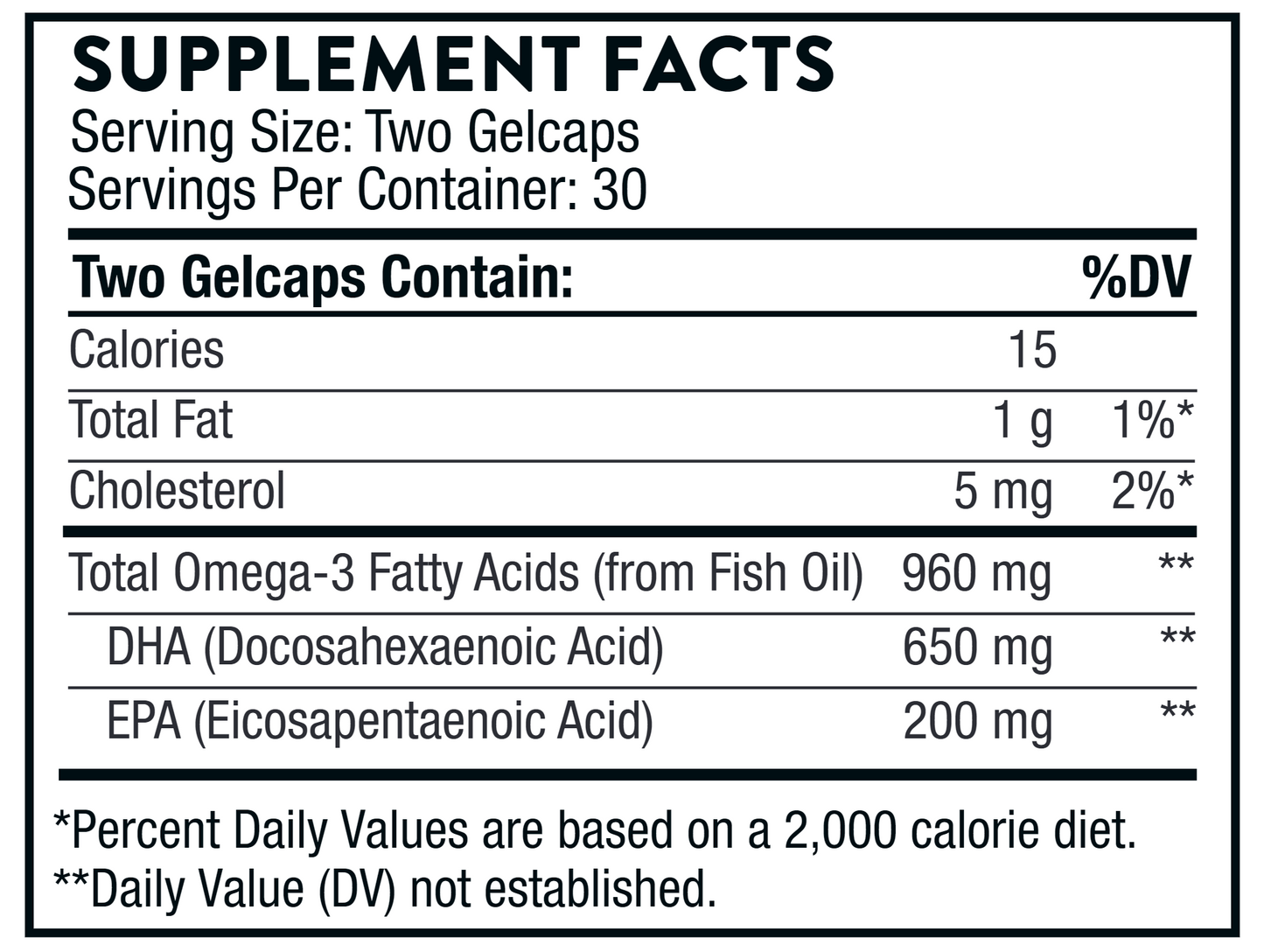 Advanced DHA 60 gelcaps by Thorne