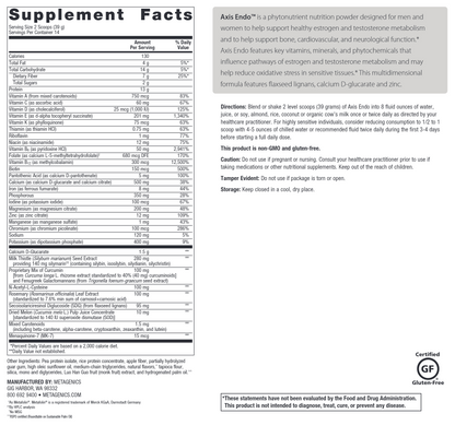 Axis Endo Mango (14 servings) NEW (formerly Estrium) by Metagenics