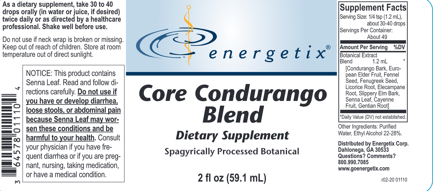 Core Condurango Blend 2 oz. by Energetix