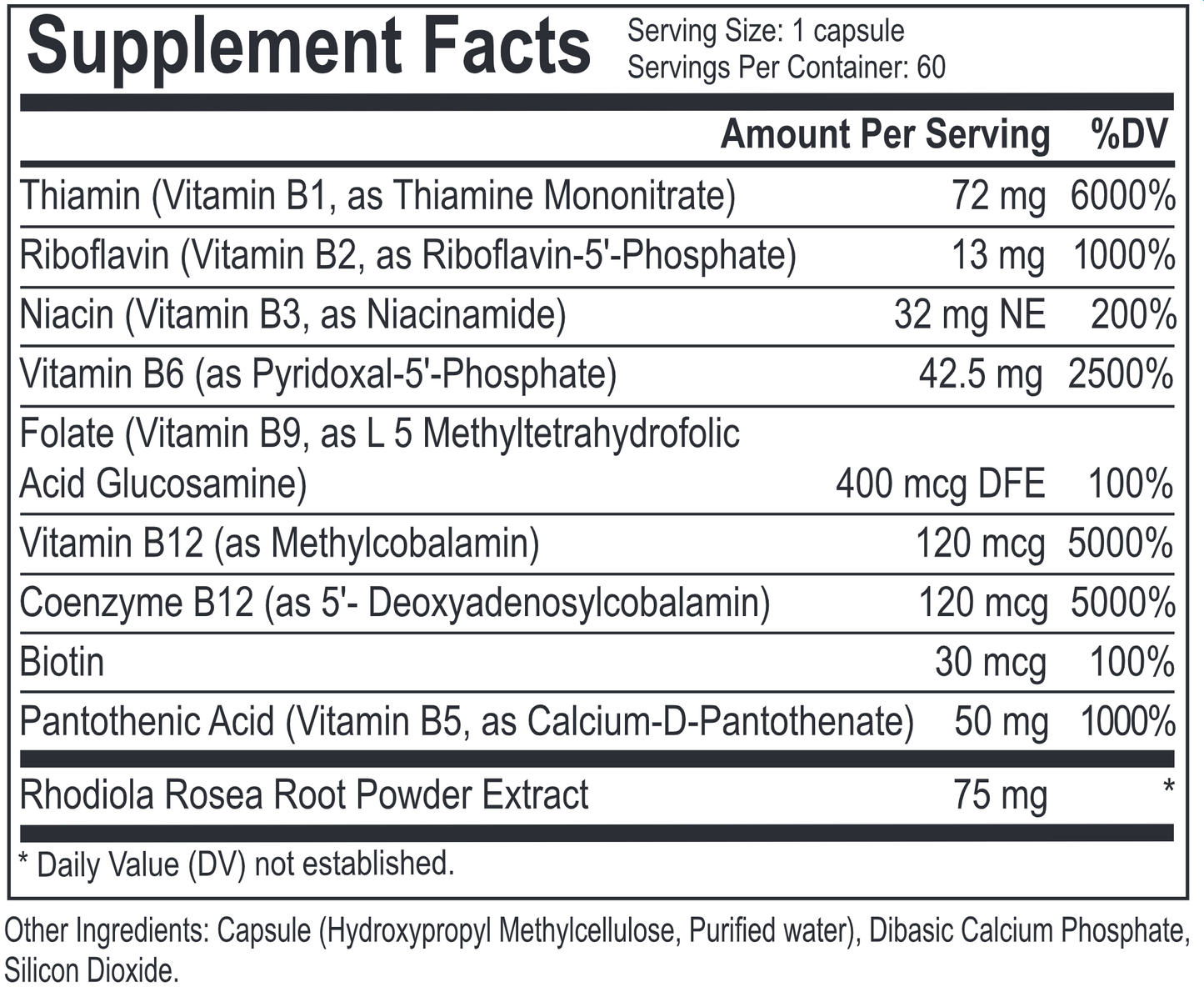 Phyto B Complex - 90 capsules by Energetix