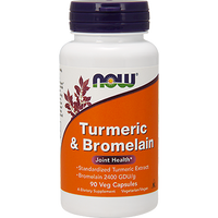 Turmeric & Bromelain 90 vcaps by NOW