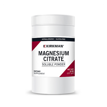 Magnesium Citrate Soluble Powder 8 oz by Kirkman Labs