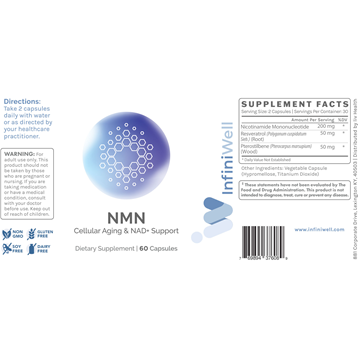 NMN - Healthy Aging Support 60c by InfiniWell