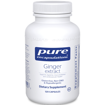 Ginger extract 120 vegcaps by Pure Encapsulations