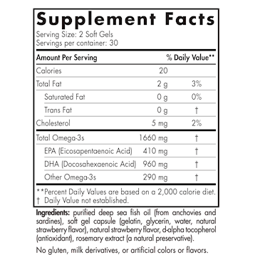 ProDHA 1000 Strawberry 120 softgels