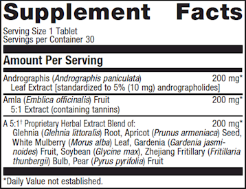 Andrographis Plus 30 T by Metagenics