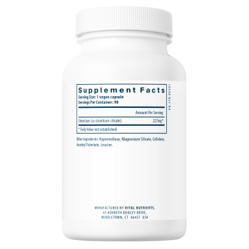 Strontium (Citrate) 227 mg 90 vegcaps by Vital Nutrients