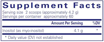 Inositol (powder) 250 gms by Pure Encapsulations