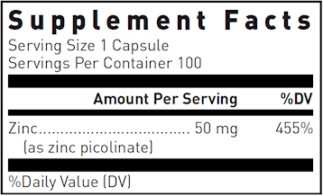 Zinc Picolinate 100 caps by Douglas Labs