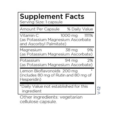 Buffered Vitamin C 1000mg w/ Bioflavanoids 90 caps by Metabolic Maintenance