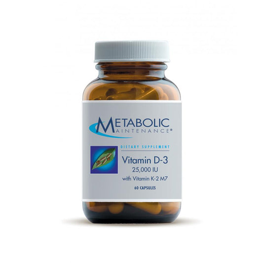 Vitamin D-3, 25,000 IU 60 Caps by Metabolic Maintenance