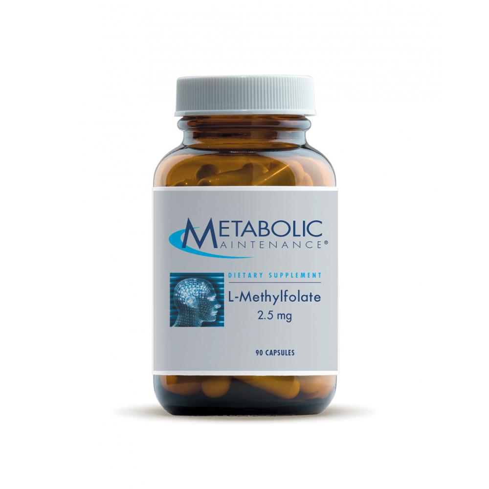 L-Methylfolate  2.5mg 90 caps by Metabolic Maintenance