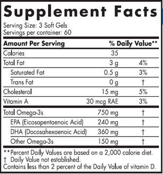 Arctic Cod Liver Oil 1000 mg 180 gels by Nordic Naturals