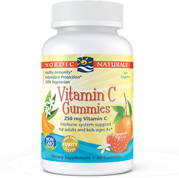Vitamin C Gummies 250 mg 60 Gummies by Nordic Naturals