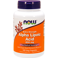 Alpha Lipoic Acid 600 mg 120 vcaps NOW