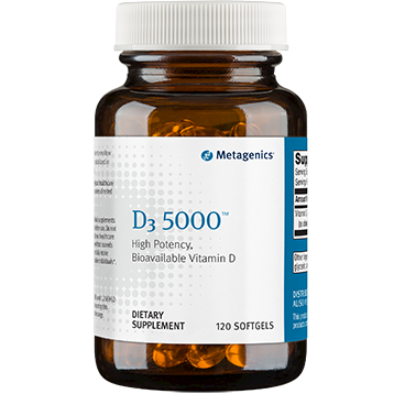 D3 5000 IU 120 softgels by Metagenics