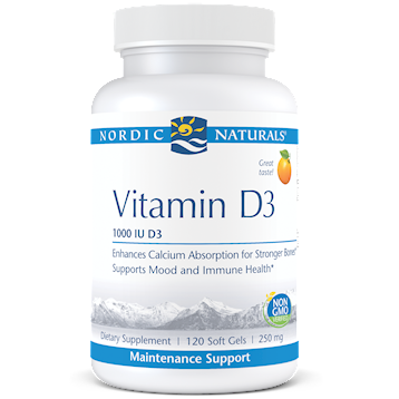 Vitamin D3 Orange Flavor 120 softgels