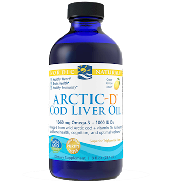 Arctic-D Cod Liver Oil Lemon 8 oz