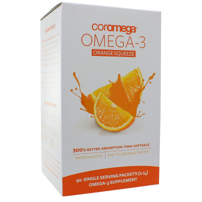 Coromega Tropical Orange + D 90 pkts