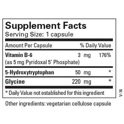 5-HTP (5-Hydroxytryptophan) 50mg  60 caps by Metabolic Maintenance