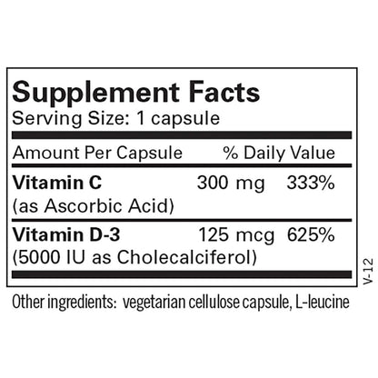 Vitamin D-3, 5,000 IU 90 caps by Metabolic Maintenance