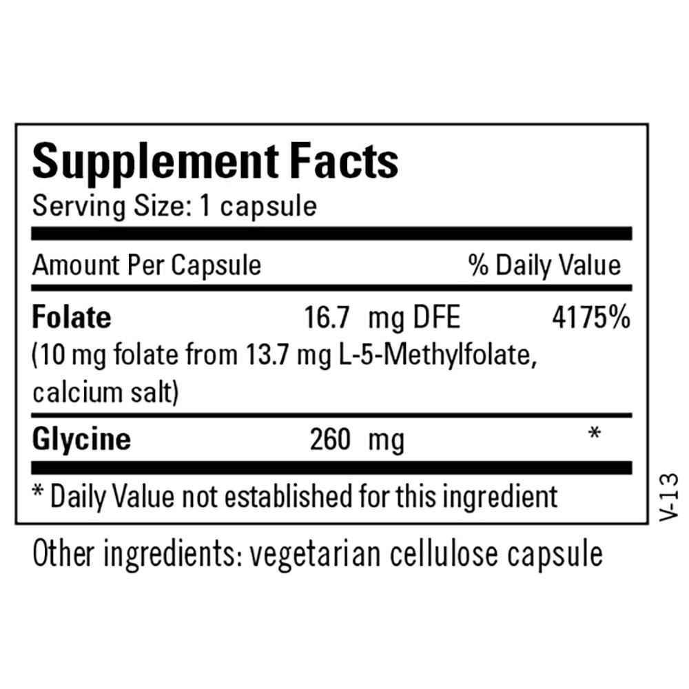 L-Methylfolate 10mg 90 caps Metabolic Maintenance