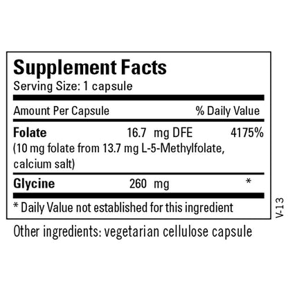 L-Methylfolate 10mg 90 caps Metabolic Maintenance