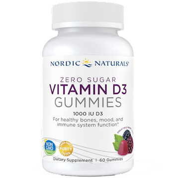 Zero Sugar Vitamin D3 60 Gummies