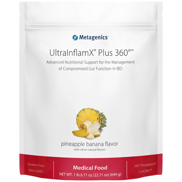 UltraInflamX Plus 360o® Pineapple/Banana (14 servings) [Medical Food] by Metagenics