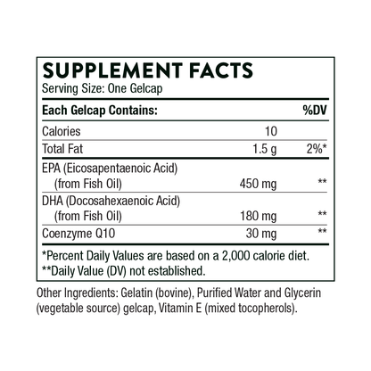 Omega-3 w/ CoQ10 90 Gelcaps by THORNE